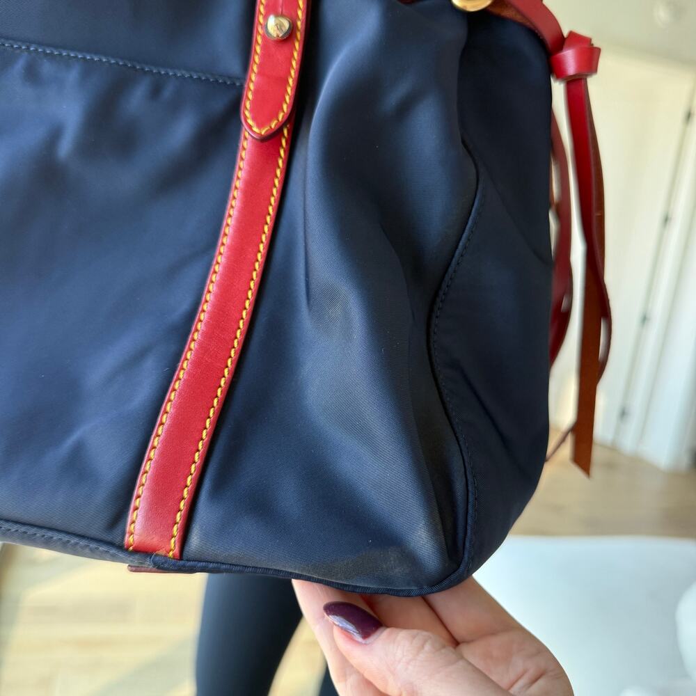 Dooney & Bourke Vintage Smith Nylon Satchel Bag - Picture 7 of 8